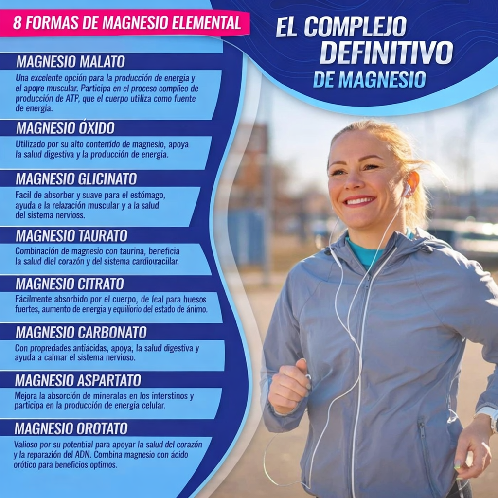 Magnesio Complex Zortins 90 cápsulas- LLevate dos unidades y pagá mucho más barato!